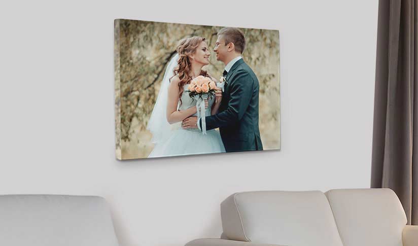 Photos on canvas