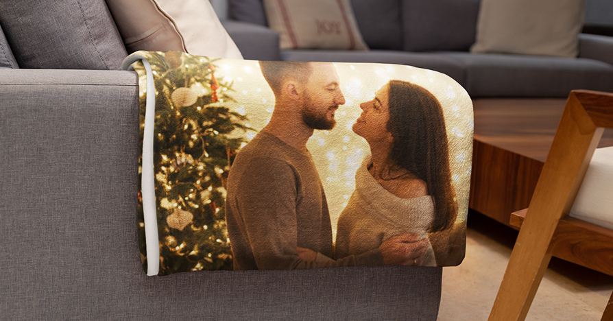 Custom Woven Photo Blankets