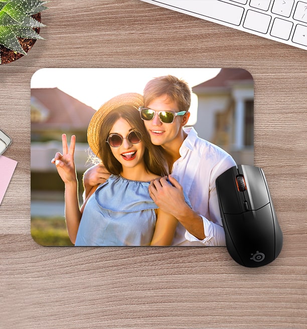 Rectangle Shaped Photo Mouse Mat