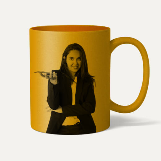 Custom Gold Coffee Mugs