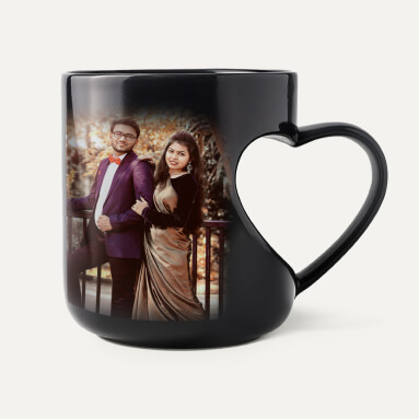 Cut Heart Handle Magic Mug