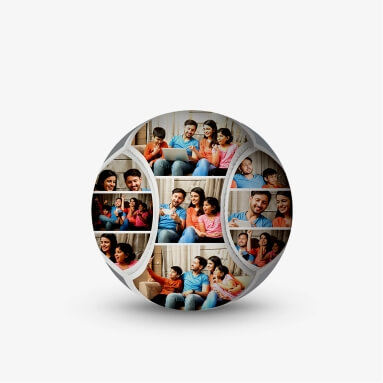 Three Photos on Soccer Ball